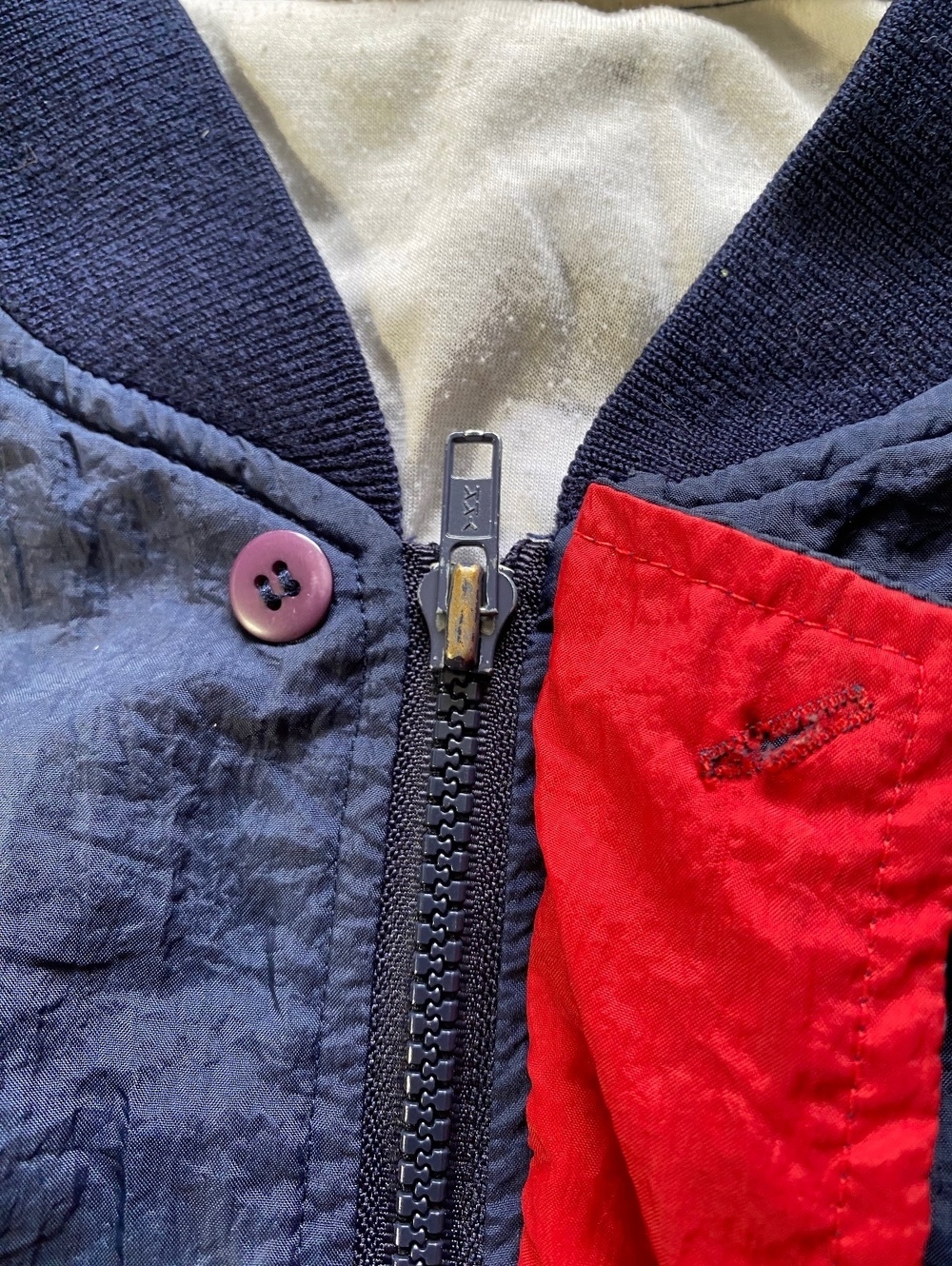 Vintage 80s 90s Christian Dior Monsieur Windbreaker Jacket Mens Large Colorblock - Picture 8 of 9